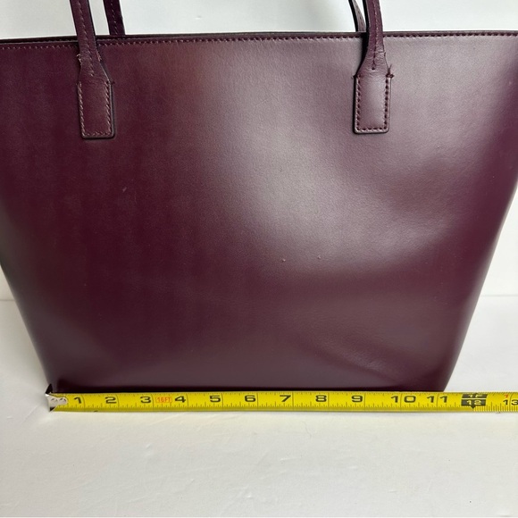 ❌SOLD❌Kate Spade Bennet Place Tote Handbag Laptop Case Travel Merlot Burgundy - Picture 7 of 14